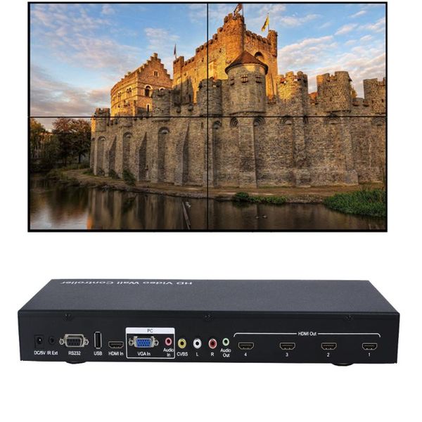 audio cables & connectors puzhijie vga to video wall controller supports av usb input and 1x4 2x2 processor matrix
audio cables & connectors puzhijie vga to video wall controller supports av usb input and 1x4 2x2 processor matrix