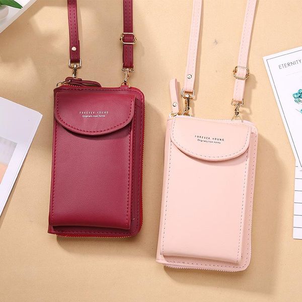 korean lady phone bag pu leather mini shoulder for women daily wallet card coin purse maiden age female wild messenger bags
korean lady phone bag pu leather mini shoulder for women daily wallet card coin purse maiden age female wild messenger bags