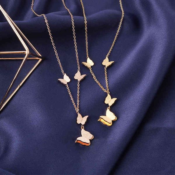 design jewelry titanium steel butterfly necklace women's fashion ins simple temperament clavicle 2021 new versatile neck chain, Silver
design jewelry titanium steel butterfly necklace women's fashion ins simple temperament clavicle 2021 new versatile neck chain, Silver