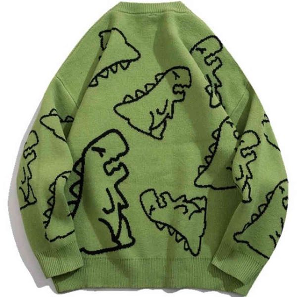men's sweaters harajuku fashion men's sweater, hip-hop casual wear, dinosaur cartoon retro large pullover, White;black
men's sweaters harajuku fashion men's sweater, hip-hop casual wear, dinosaur cartoon retro large pullover, White;black
