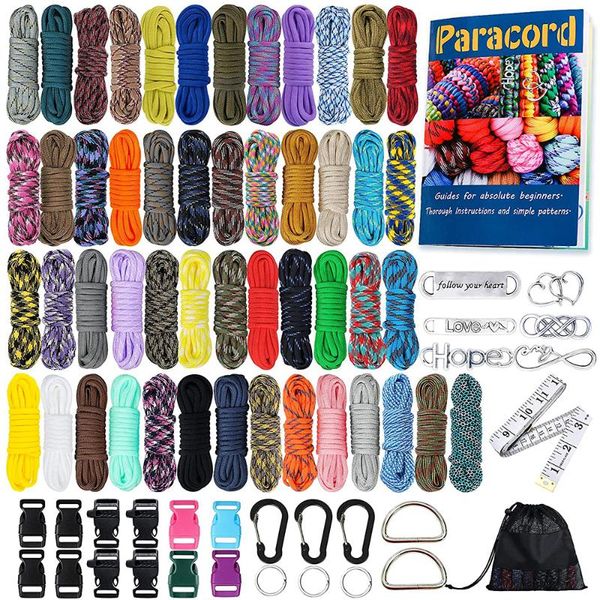 outdoor gadgets werewolves 50 colors paracord combo kit with instruction - multifunction parachute cord diy weaving craft tool
outdoor gadgets werewolves 50 colors paracord combo kit with instruction - multifunction parachute cord diy weaving craft tool