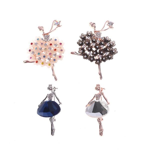 pins, brooches ballet dancer brooch pins dancing girl collections, Gray