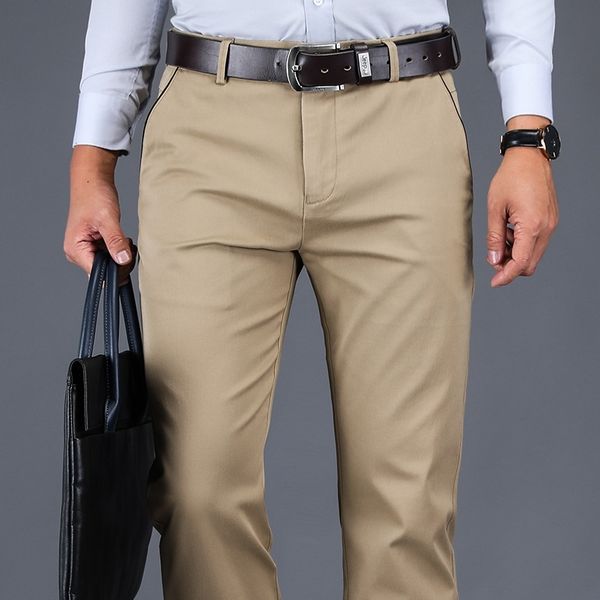 casual 2020 new loose straight pants autumn and winter elastic business middle-aged trousers men's, Black
casual 2020 new loose straight pants autumn and winter elastic business middle-aged trousers men's, Black