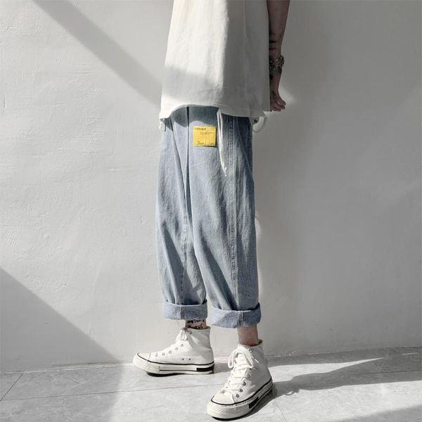 men's jeans men relaxed fashion summer capris in 2021 clothes hip hop streetwear, Blue
men's jeans men relaxed fashion summer capris in 2021 clothes hip hop streetwear, Blue