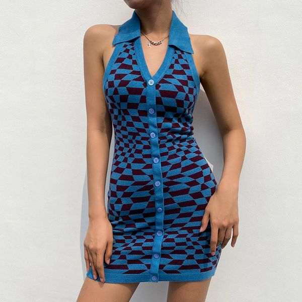 90s vintage plaid knitted v neck bodycon dress women backless y2k summer brown sleeveless halter mini dresses 2021 casual, Black;gray
90s vintage plaid knitted v neck bodycon dress women backless y2k summer brown sleeveless halter mini dresses 2021 casual, Black;gray