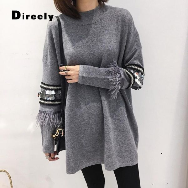 casual dresses direcly2021 autumn and winter women's round neck solid color pullover sweater ladies fashion long-sleeved tassel, Black;gray
casual dresses direcly2021 autumn and winter women's round neck solid color pullover sweater ladies fashion long-sleeved tassel, Black;gray