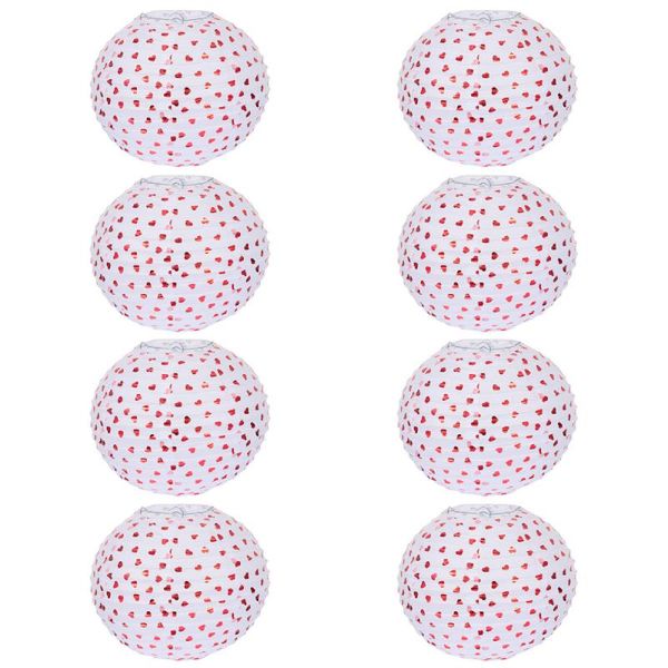 portable lanterns 8pcs heart pattern paper hanging round for decor
portable lanterns 8pcs heart pattern paper hanging round for decor