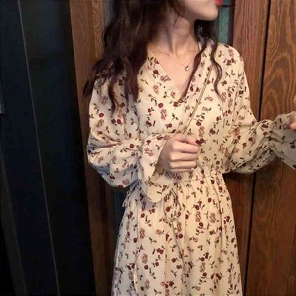 casual dresses cmaz women's korean-style floral-style loose v-neck butterfly sleeve high waist mid-length dress slimming lace-up autumn, Black;gray
casual dresses cmaz women's korean-style floral-style loose v-neck butterfly sleeve high waist mid-length dress slimming lace-up autumn, Black;gray
