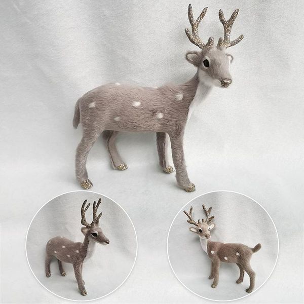 decorative objects & figurines 1 pc plush simulation christmas reindeer standing xmas elk deer dolls year party decor ornament gift garden m
decorative objects & figurines 1 pc plush simulation christmas reindeer standing xmas elk deer dolls year party decor ornament gift garden m