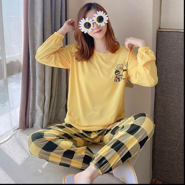 spring autumn cartoon thin cute womens sleepwears pijama plaid long sleeved trousers milk silk homewear women pajamas, Black;red
spring autumn cartoon thin cute womens sleepwears pijama plaid long sleeved trousers milk silk homewear women pajamas, Black;red