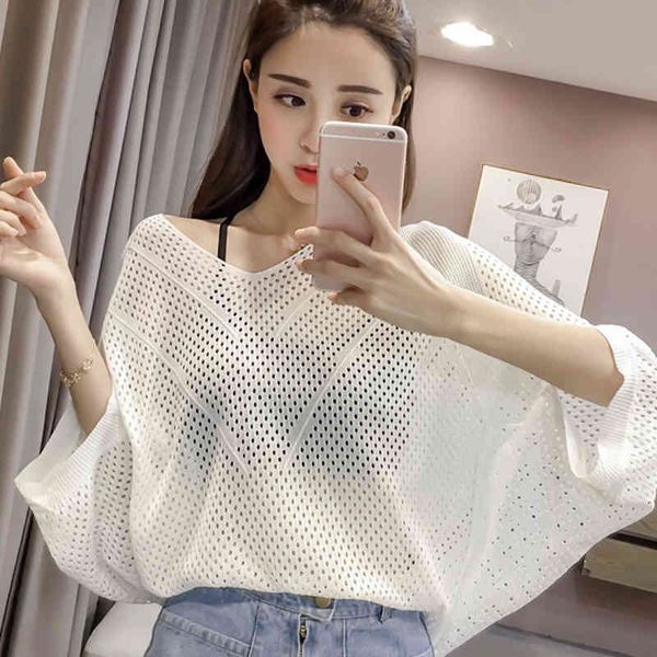 summer women sweaters blusas mujer de moda verano hollow knitted women sweater pullovers oversized sweater e582 210426, White;black
summer women sweaters blusas mujer de moda verano hollow knitted women sweater pullovers oversized sweater e582 210426, White;black