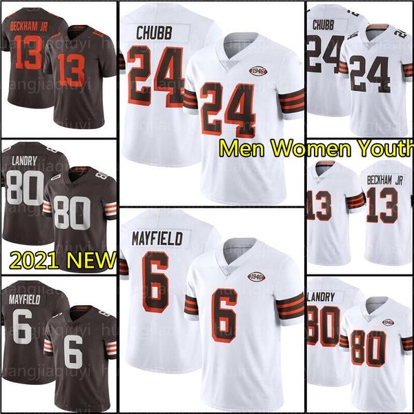 24 nick chubb 1946 patch clevelandbrownsfootball jersey 6 baker mayfield white 13 odell beckham jr 80 jarvis landry 95 myles gar, Black;red
24 nick chubb 1946 patch clevelandbrownsfootball jersey 6 baker mayfield white 13 odell beckham jr 80 jarvis landry 95 myles gar, Black;red