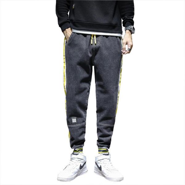 men's jeans autumn winter baggy cargo fashion harlan cotton streetwear harajuku pants joggers elastic waist trousers male -4xl, Blue
men's jeans autumn winter baggy cargo fashion harlan cotton streetwear harajuku pants joggers elastic waist trousers male -4xl, Blue