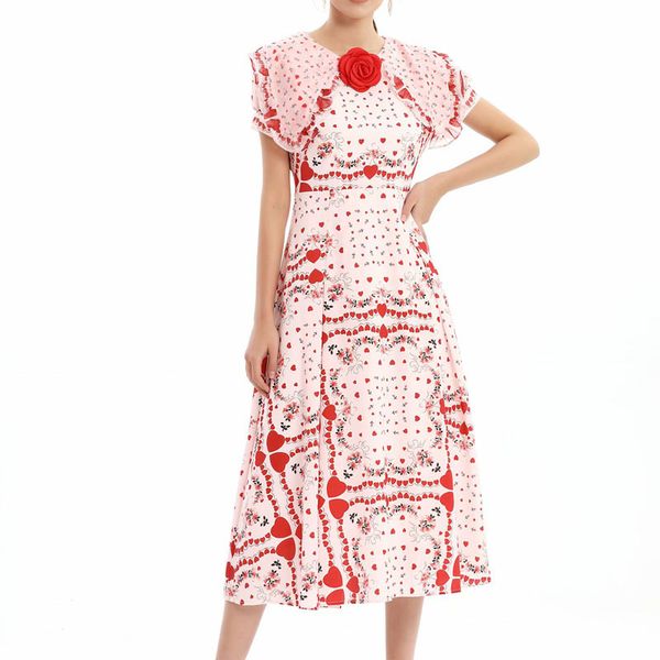 summer style retro printing flower thin party mid-length dress quality women's clothes, Black;gray
summer style retro printing flower thin party mid-length dress quality women's clothes, Black;gray