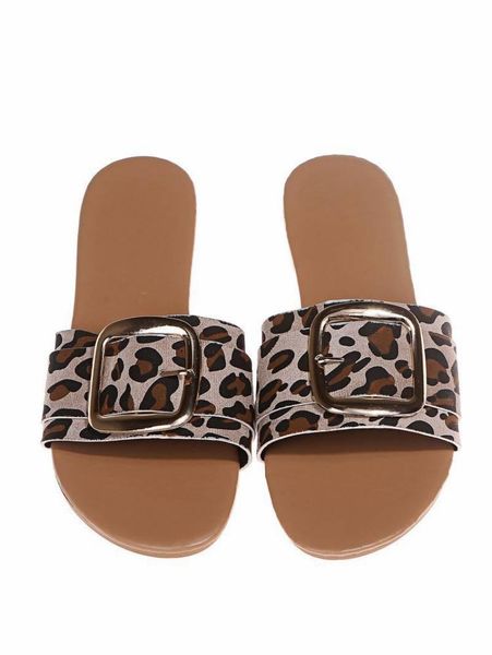 sandals women's flats - slip on comfortable casual leopard flat shoes, Black 
sandals women's flats - slip on comfortable casual leopard flat shoes, Black