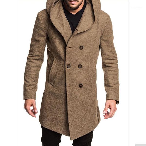 men's trench coats 2021 spring autumn mens fashion men wool polyester windbreaker hooded jackets male casual double-breasted, Tan;black
men's trench coats 2021 spring autumn mens fashion men wool polyester windbreaker hooded jackets male casual double-breasted, Tan;black