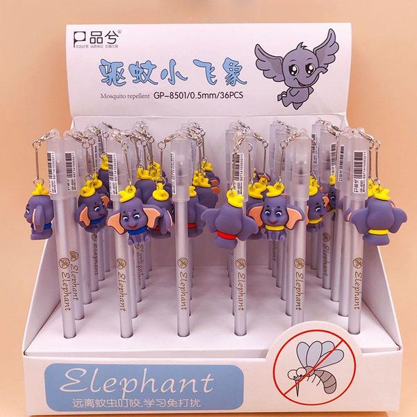 gel pens 36 pcs/lot creative elephant pendant pen cute 0.5mm black ink neutral school writing supplies promotional gift
gel pens 36 pcs/lot creative elephant pendant pen cute 0.5mm black ink neutral school writing supplies promotional gift