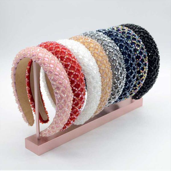 hair accessories south korea and the united states baroque wide edge rhinestone headband hand-stitched korean sponge crystal band
hair accessories south korea and the united states baroque wide edge rhinestone headband hand-stitched korean sponge crystal band