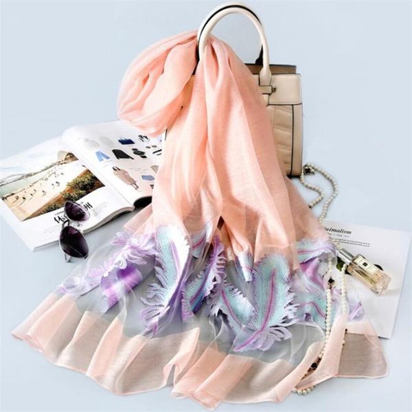 scarves viianles embroidered lace feather scarfs pattern 70x180cm women silk scarf embroidery sunscreen shawl long, Blue;gray
scarves viianles embroidered lace feather scarfs pattern 70x180cm women silk scarf embroidery sunscreen shawl long, Blue;gray