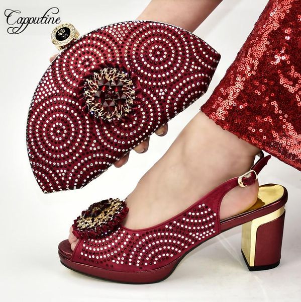 dress shoes fashionable party set wine high heel and purse bag sets for evening 688-8, height 8cm, Black
dress shoes fashionable party set wine high heel and purse bag sets for evening 688-8, height 8cm, Black