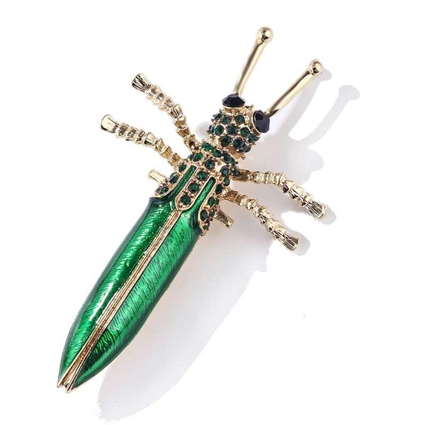 lanhao fresh emerald green insect brooch female personality exaggerated pin jewelry, Gray
lanhao fresh emerald green insect brooch female personality exaggerated pin jewelry, Gray
