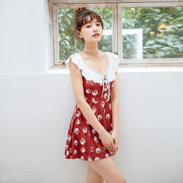 red ruffle skirt printed one-piece swimsuit 2021 cute swimwear women's slim push-up swimming suit suits
red ruffle skirt printed one-piece swimsuit 2021 cute swimwear women's slim push-up swimming suit suits