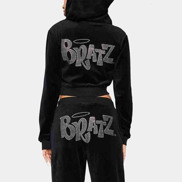 rhinestone bratz letter printed short hoodies women y2k pullover tracksuits zip up hoodie long sleeve harajuku grunge clothes, Black
rhinestone bratz letter printed short hoodies women y2k pullover tracksuits zip up hoodie long sleeve harajuku grunge clothes, Black
