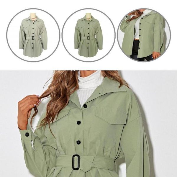 women's jackets all-matched fashion buttons cuff women shirt jacket soft green for travel, Black;brown
women's jackets all-matched fashion buttons cuff women shirt jacket soft green for travel, Black;brown