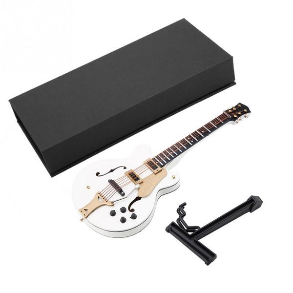 decorative objects & figurines 5.5in white miniature electric guitar with box instrument model ornament christmas gift home decore t
decorative objects & figurines 5.5in white miniature electric guitar with box instrument model ornament christmas gift home decore t