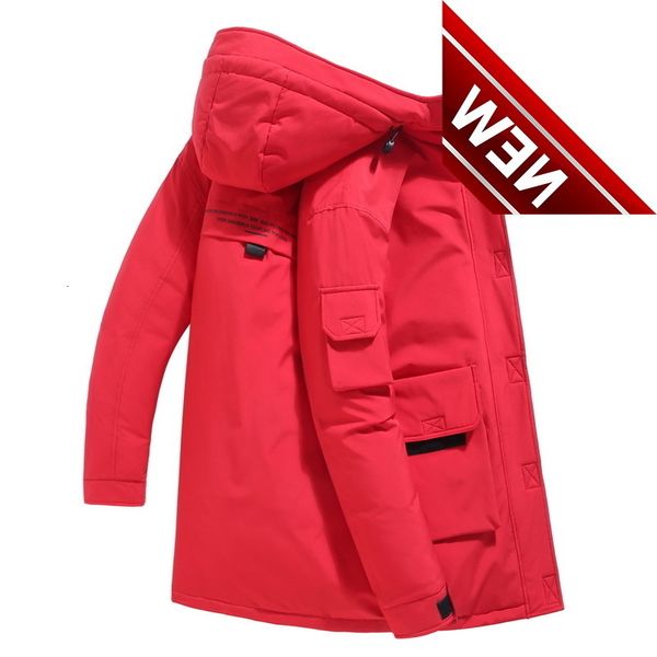 -30 degree winter down coats men's long casual fashion jacket parka 90% white duck men windbreakers hooded, Black
-30 degree winter down coats men's long casual fashion jacket parka 90% white duck men windbreakers hooded, Black