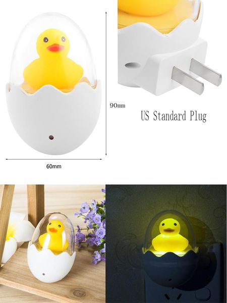 night lights us plug auto on/off lighting sensor wall lamp 0.5w led yellows ducks light children bedside kid for bedroom toilet stairs
night lights us plug auto on/off lighting sensor wall lamp 0.5w led yellows ducks light children bedside kid for bedroom toilet stairs