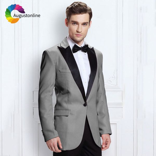 men's suits & blazers grey men wedding prom wear man blazer masculino custom made slim fit groom tuxedo jacket pants 2piece x, White;black
men's suits & blazers grey men wedding prom wear man blazer masculino custom made slim fit groom tuxedo jacket pants 2piece x, White;black