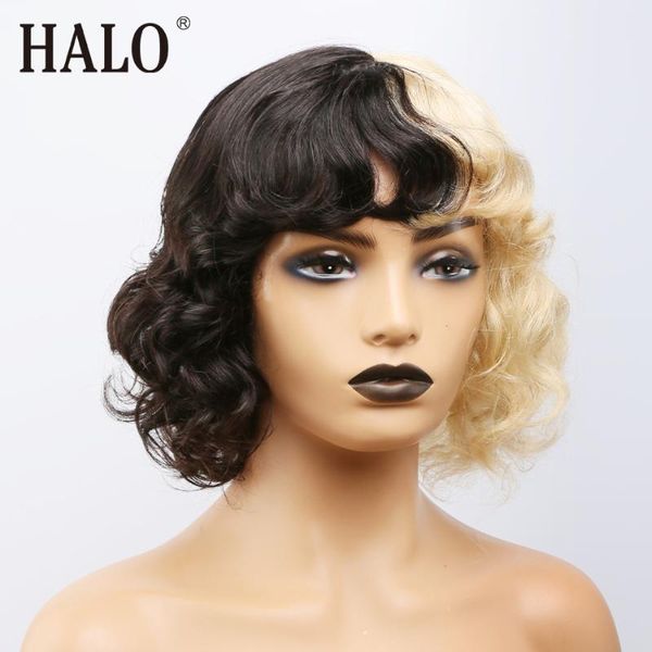 lace wigs halo colored human hair for black women pixie cut wig natural 613 blonde frontal curly bob remy, Black;brown
lace wigs halo colored human hair for black women pixie cut wig natural 613 blonde frontal curly bob remy, Black;brown