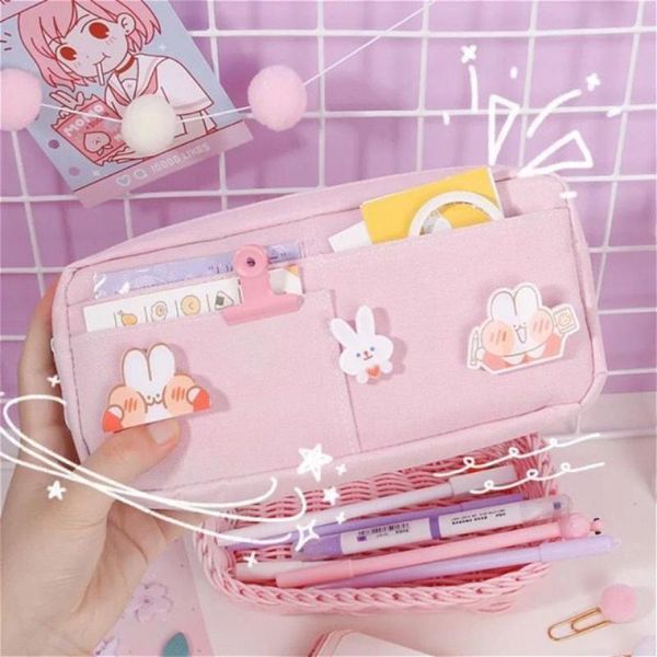 pencil bags cute bag multiple layers novelty case zippered pockets large capacity for students school travel
pencil bags cute bag multiple layers novelty case zippered pockets large capacity for students school travel