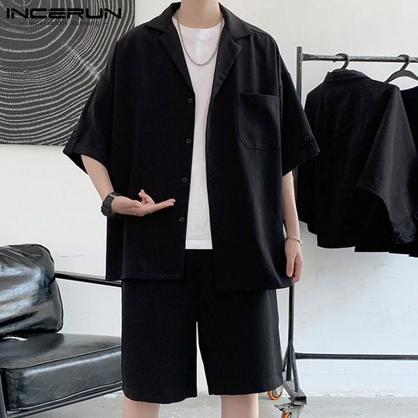 men's tracksuits korean style 2021 handsome middle sleeve shorts all-match simple casual streetwear well fitting male suit s-5xl inceru, Gray
men's tracksuits korean style 2021 handsome middle sleeve shorts all-match simple casual streetwear well fitting male suit s-5xl inceru, Gray