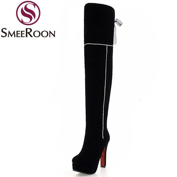 boots smeeroon thigh high good quality winter grind arenaceous over the knee women's shoes cyht, Black
boots smeeroon thigh high good quality winter grind arenaceous over the knee women's shoes cyht, Black