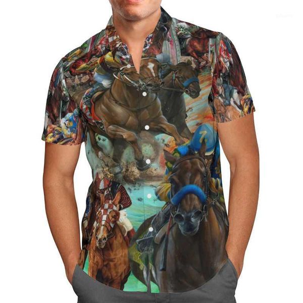 men's casual shirts horse race 3d beach hawaiian 2021 summer shirt short sleeve sports streetwear oversized 5xl camisa social chemise h, White;black
men's casual shirts horse race 3d beach hawaiian 2021 summer shirt short sleeve sports streetwear oversized 5xl camisa social chemise h, White;black
