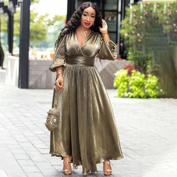 ethnic clothing african long dress for women reflective glitter maxi dresses vestido elegant v-neck pleated dinner gown djellaba woman plus, Red
ethnic clothing african long dress for women reflective glitter maxi dresses vestido elegant v-neck pleated dinner gown djellaba woman plus, Red