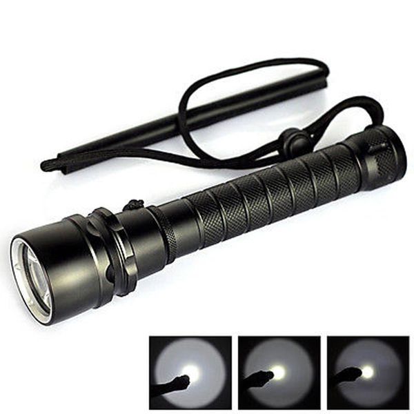 2500lm xml t6 led waterproof 100m 18650 scuba diving torch lamp light flashlights torches
2500lm xml t6 led waterproof 100m 18650 scuba diving torch lamp light flashlights torches