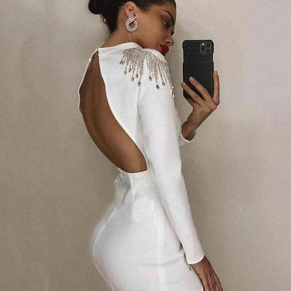 casual dresses new diamond tassel bandage long dress women backless split bodycon celebrity party evening runway vestidos 202, Black;gray
casual dresses new diamond tassel bandage long dress women backless split bodycon celebrity party evening runway vestidos 202, Black;gray