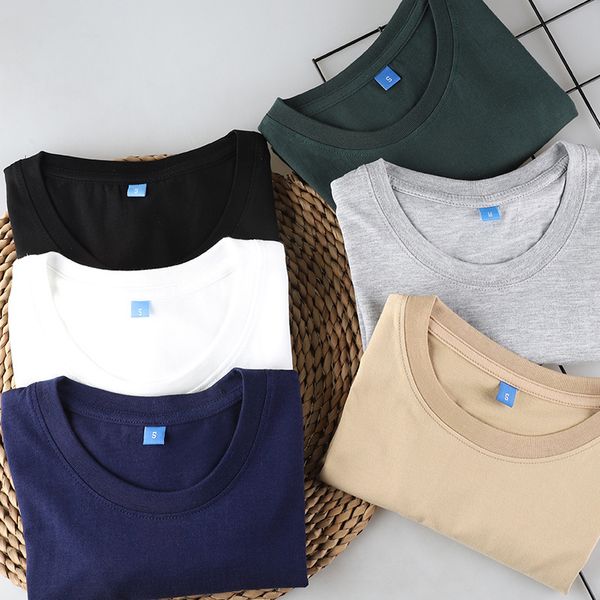 luxury t-shirts men's and women's solid color short half sleeve combed cotton 180g men's advertising t-shirt blank version, Black
luxury t-shirts men's and women's solid color short half sleeve combed cotton 180g men's advertising t-shirt blank version, Black