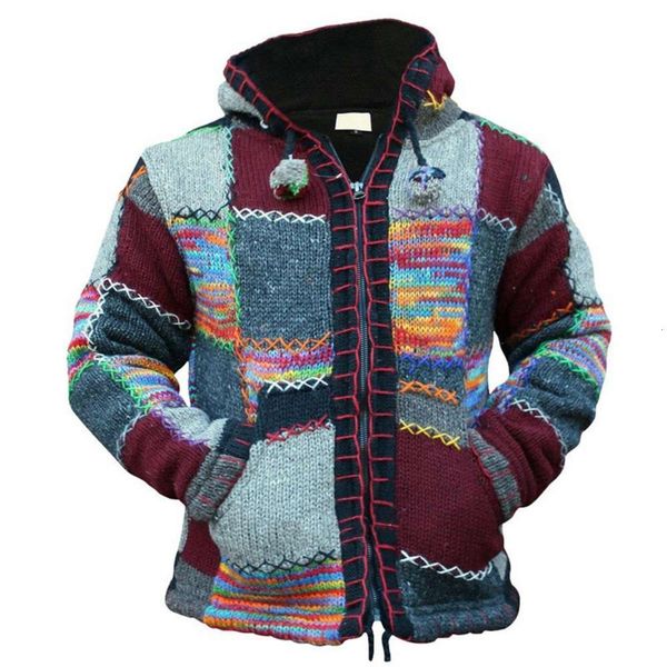 men's vintage hooded cardigan sweaters jacket men autumn patchwork knit ethnic style outwear patch hoodies coat sweater u2yy, White;black
men's vintage hooded cardigan sweaters jacket men autumn patchwork knit ethnic style outwear patch hoodies coat sweater u2yy, White;black