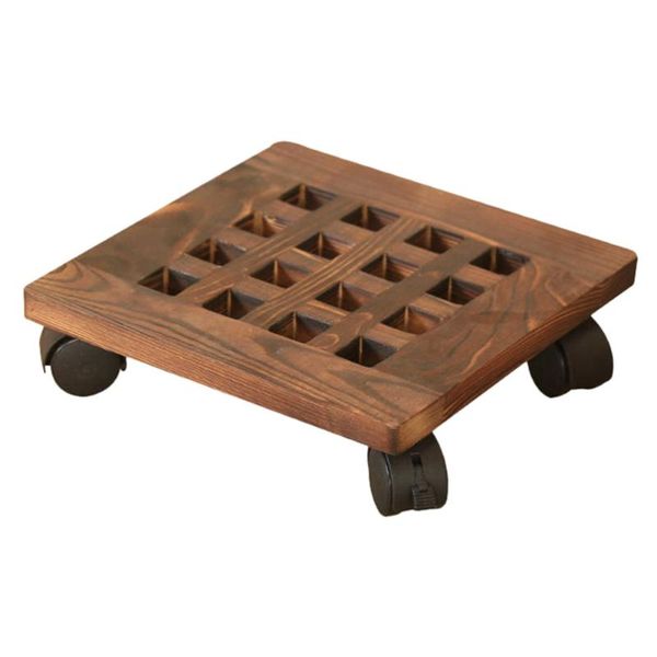 1pc wooden plant pallet caddy with wheels square flower pot holder mover planters & pots
1pc wooden plant pallet caddy with wheels square flower pot holder mover planters & pots