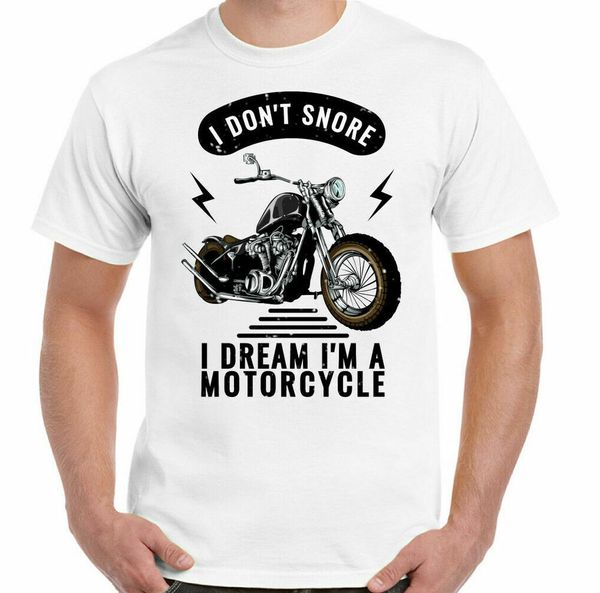 Motorcycle T-Shirt I Do not Snore I Dream I 'M A Mens Funny Biker, White;black
Motorcycle T-Shirt I Do not Snore I Dream I 'M A Mens Funny Biker, White;black