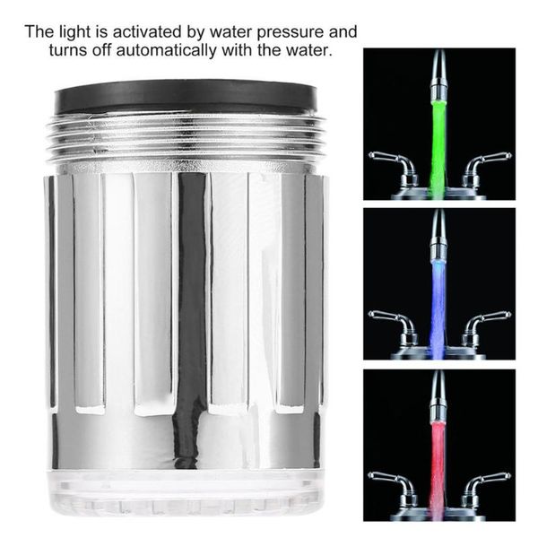 kitchen faucets 3 color led light change faucet shower water tap temperature sensor no battery glow left screw
kitchen faucets 3 color led light change faucet shower water tap temperature sensor no battery glow left screw