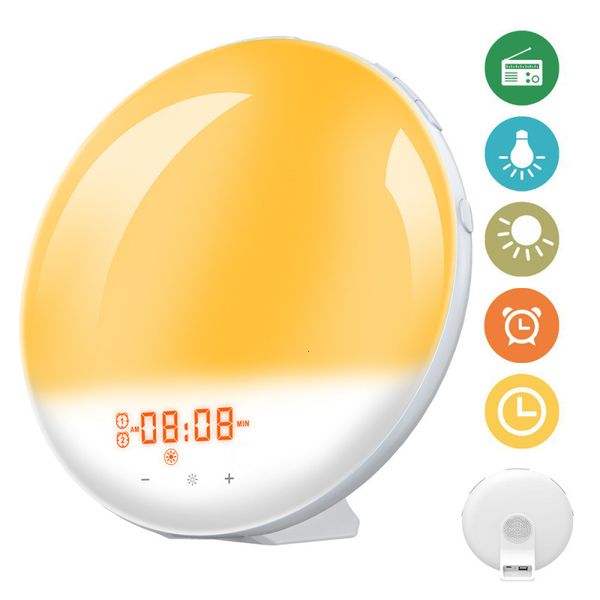 sunrise wake-up electronic alarm clock simulated sunset sleep aid atmosphere led colorful bedside night light
sunrise wake-up electronic alarm clock simulated sunset sleep aid atmosphere led colorful bedside night light