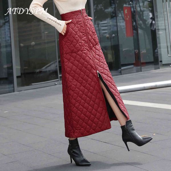autumn winter down cotton zipper warm skirts women fashion high waist a-line skirt plus size 4xl falda de mujer 211120, Black
autumn winter down cotton zipper warm skirts women fashion high waist a-line skirt plus size 4xl falda de mujer 211120, Black