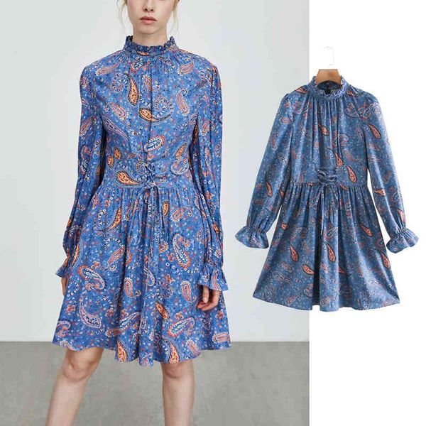 rompers fashion flower printing gowns long thin ladies dressed lotus leaf collar spring dress, Black;white
rompers fashion flower printing gowns long thin ladies dressed lotus leaf collar spring dress, Black;white