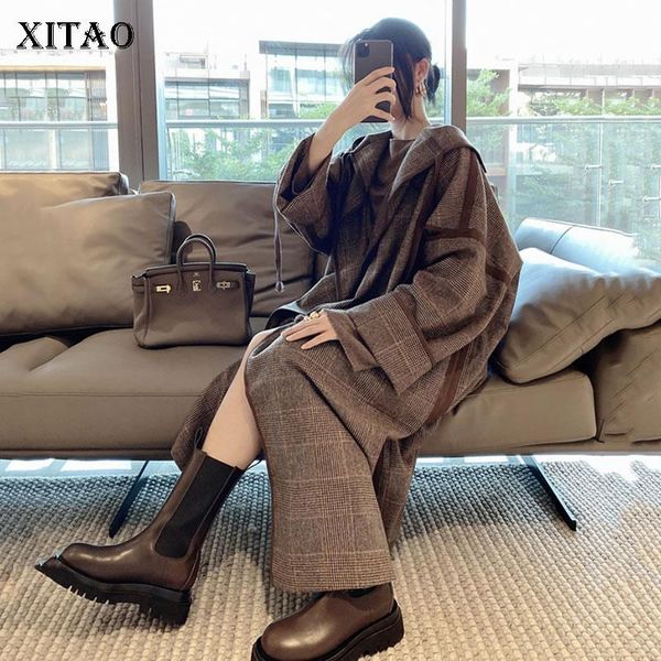 women's wool & blends xitao vintage oversize blend coat women fashion fashionable long trend plus size clothes 2021 autumn winter wj144, Black
women's wool & blends xitao vintage oversize blend coat women fashion fashionable long trend plus size clothes 2021 autumn winter wj144, Black