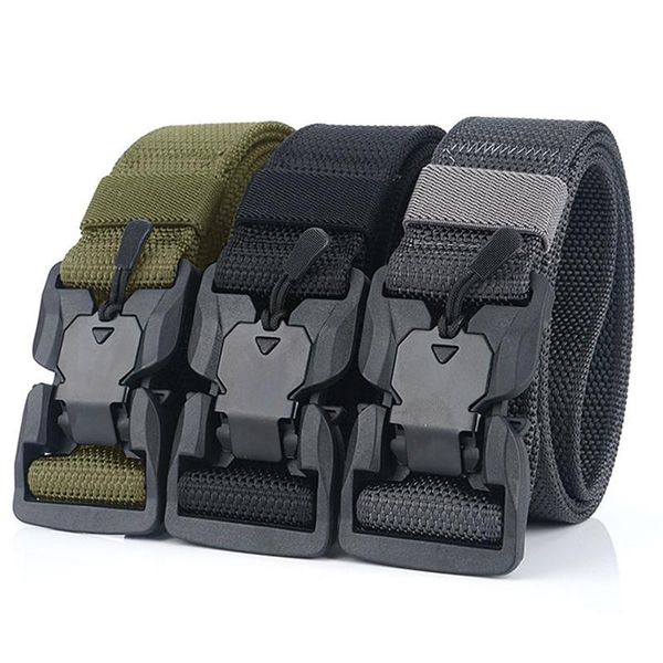 tactical belt hard pc quick release magnetic buckle military soft real nylon sports accessories waist support, Black;gray
tactical belt hard pc quick release magnetic buckle military soft real nylon sports accessories waist support, Black;gray